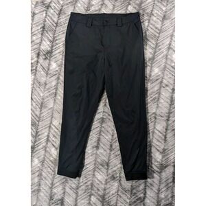 Tee Up Golf Tour Black Performance Joggers Golf Pants Made In USA Mens 35 x 30